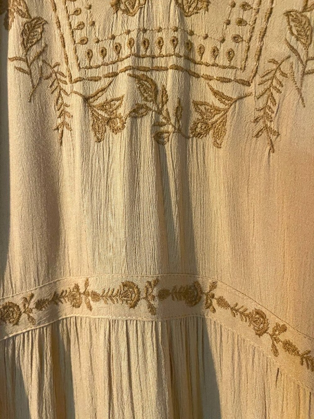 Mustard Yellow Old Navy Boho Maxi Dress - Size XL - Picture 5 of 7